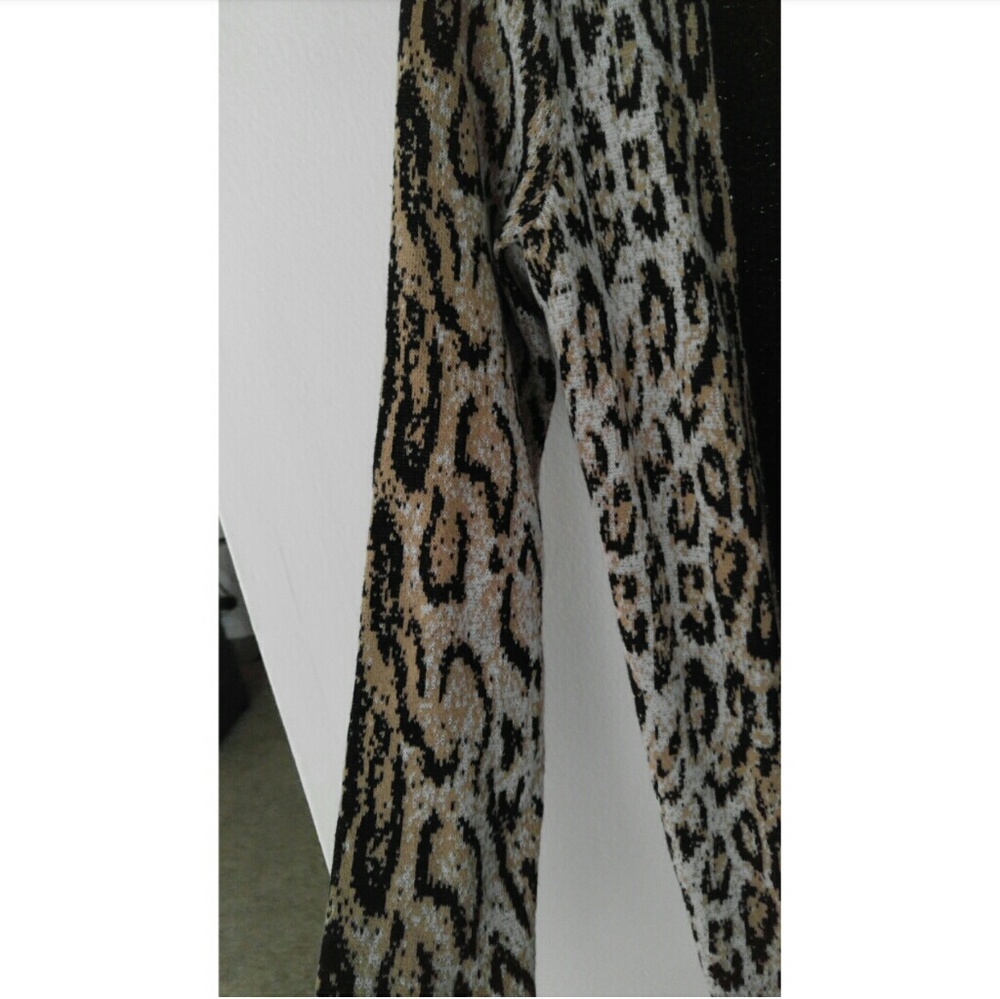 Chico's Vivid Cheetah Amelia Long Cardigan - Picture 6 of 8